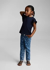 Short-sleeved cotton t-shirt