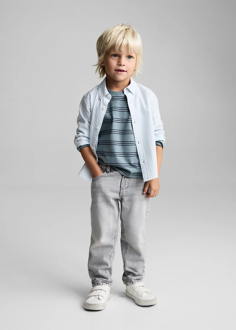 Striped cotton shirt