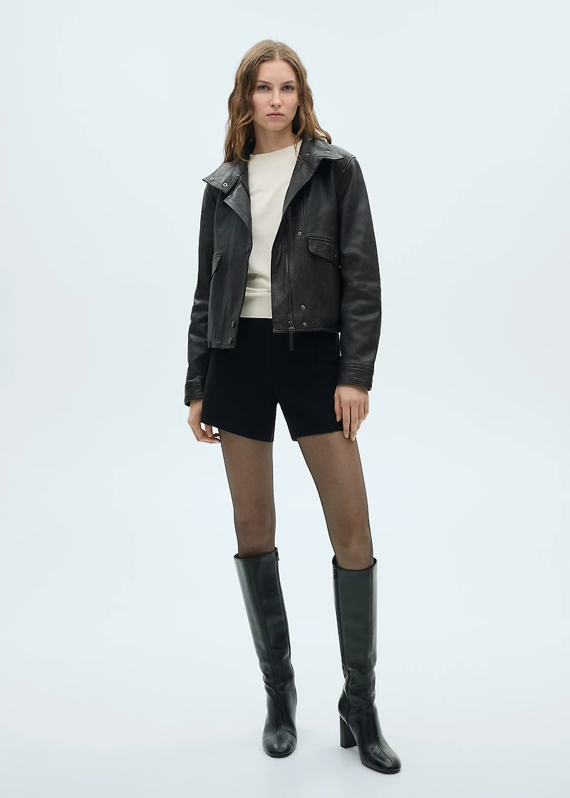 Silk-blend knitted sweater