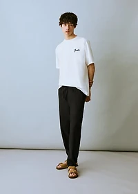 Linen jogger pants