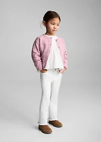 Frayed low-rise skinny jeans