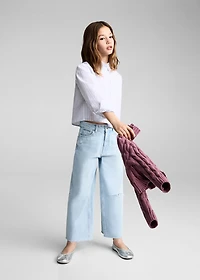 Pocket striped shirt