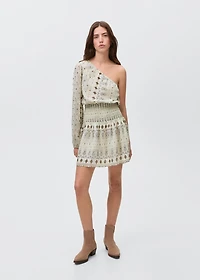 Short asymmetrical dress