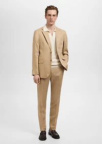 Amalfi 100% linen slim-fit suit pants