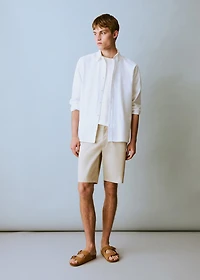 Cotton Bermuda shorts