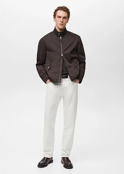 Tapered-fit selvedge jeans