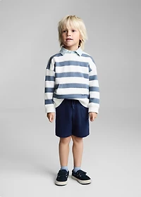 Cotton shorts with drawstring