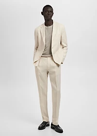 Salerno 100% Linen Slim Fit Suit Pants