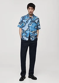 Regular-fit printed shirt