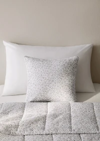 Cotton floral-print children’s cushion cover 40x40 cm