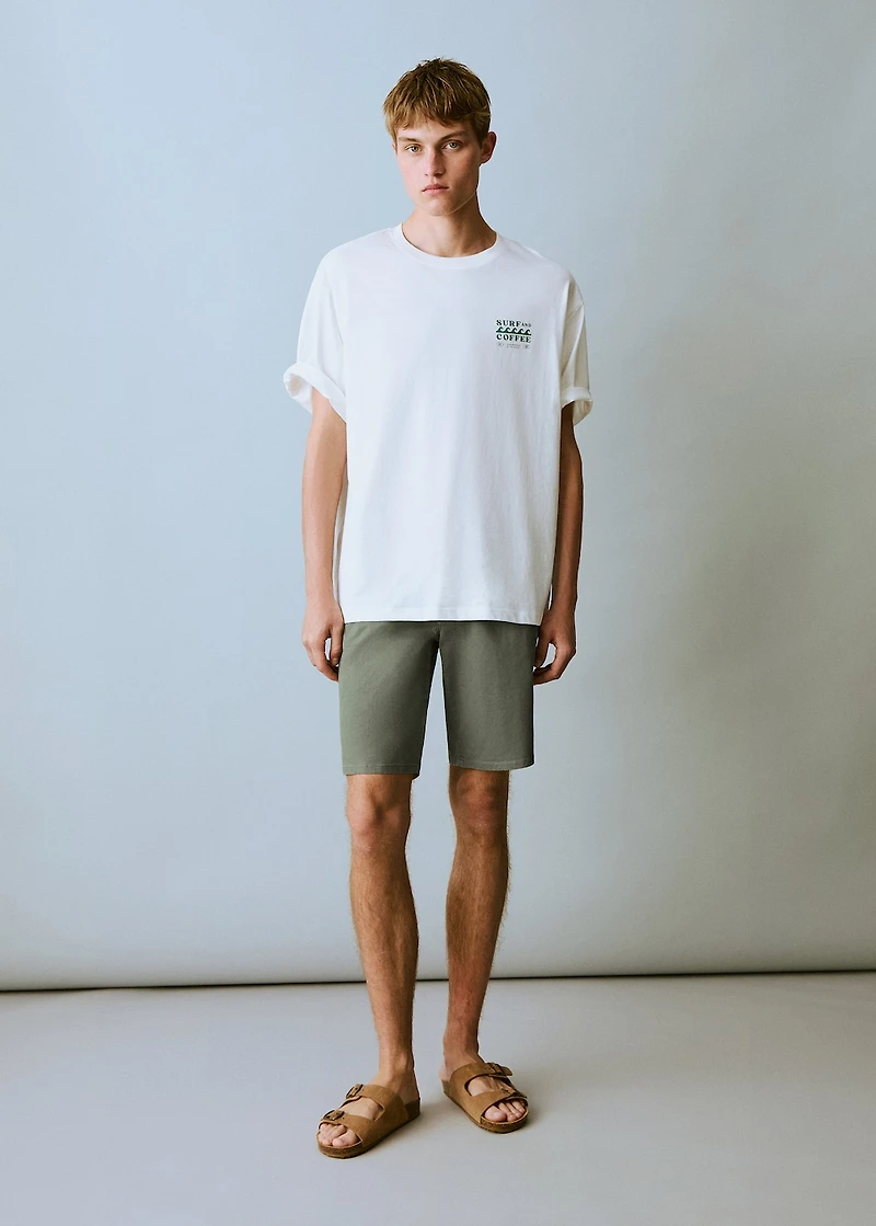 Short-sleeved printed t-shirt