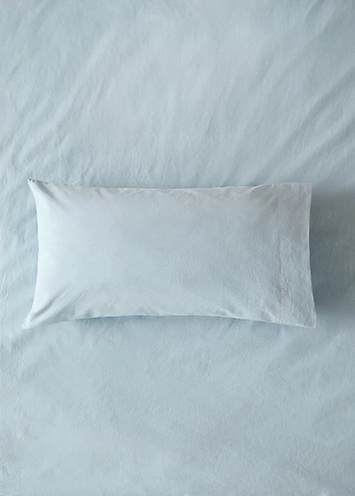 Children's washed cotton double-stitched pillowcase 30x50 cm
