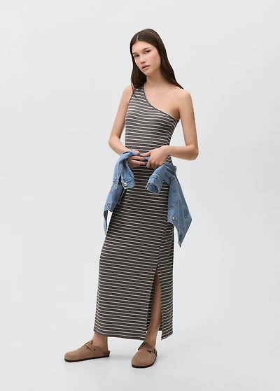 Long asymmetric dress