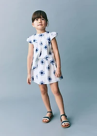 Printed cotton blouse