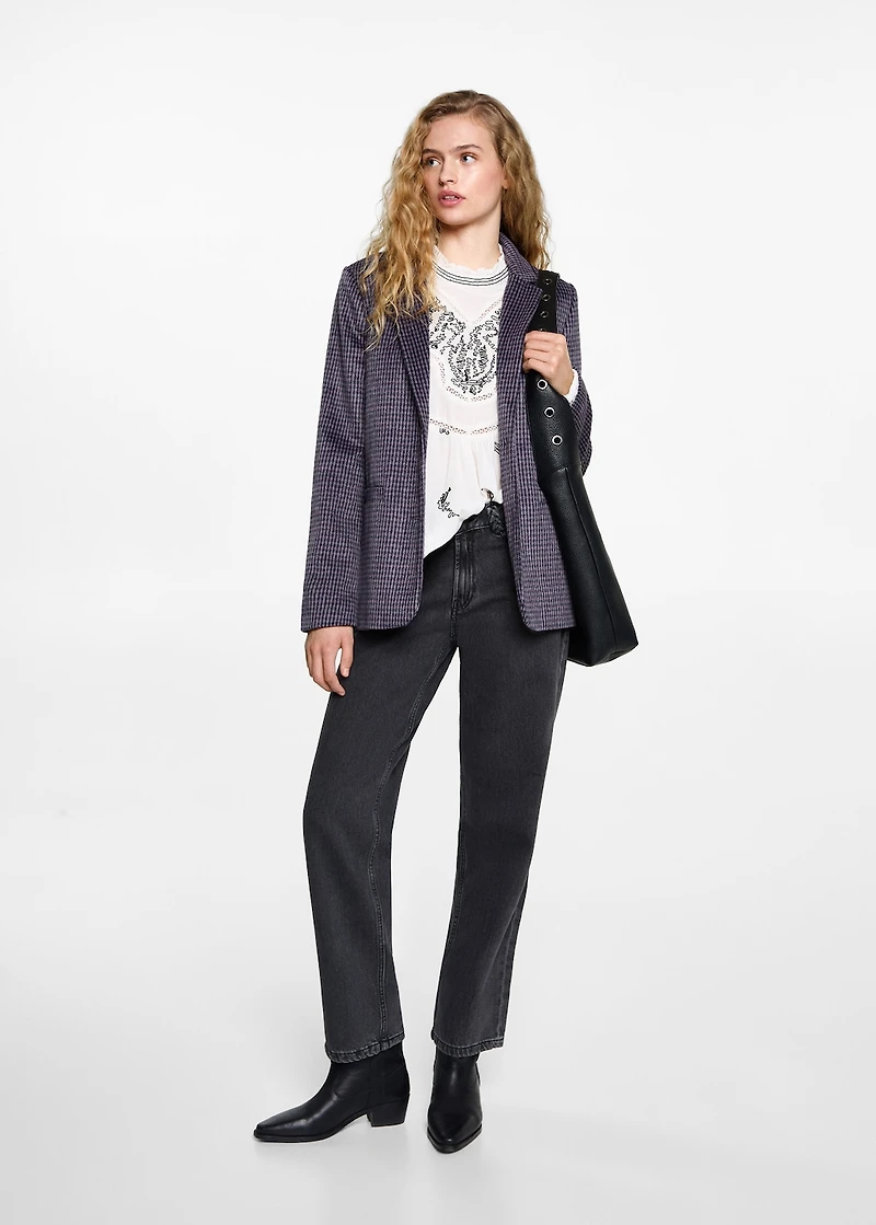 Cotton embroidered blouse