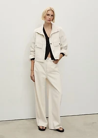 High-rise balloon jeans