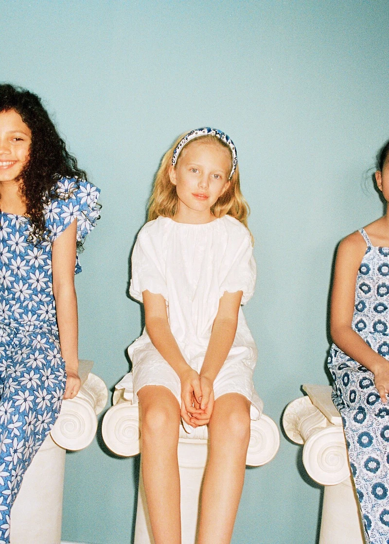 Embroidered detail dress