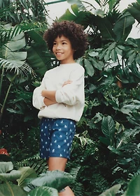 Octopus print swimsuit