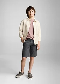 Cotton Bermuda shorts