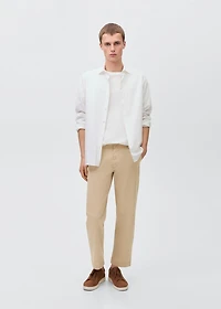 Straight-fit chino pants