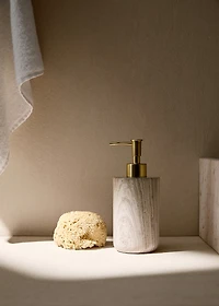Marble soap dispenser