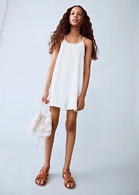 Floral embroidery jumpsuit