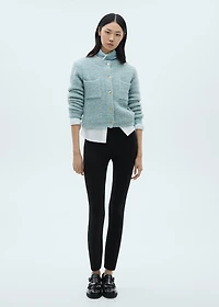 Mid-rise skinny leggings