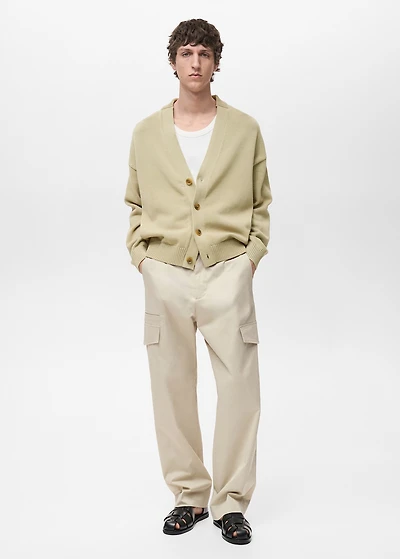 Relaxed-fit pants with pocket