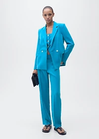 Straight suit trousers