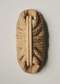 Natural fibre handbag