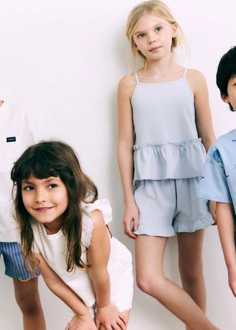 Floral cotton pyjamas