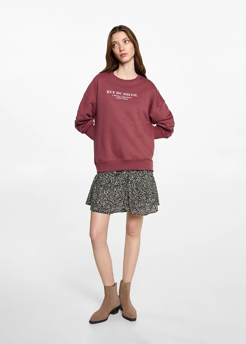 Message sweatshirt