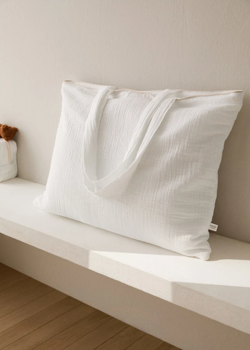 Cotton chiffon maternity bag