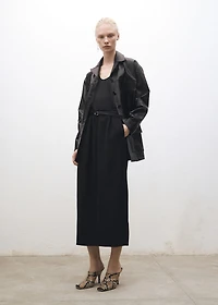 Silk top with straps