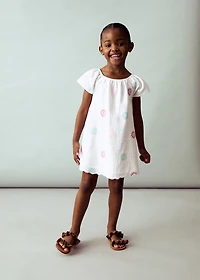 Embroidered detail dress