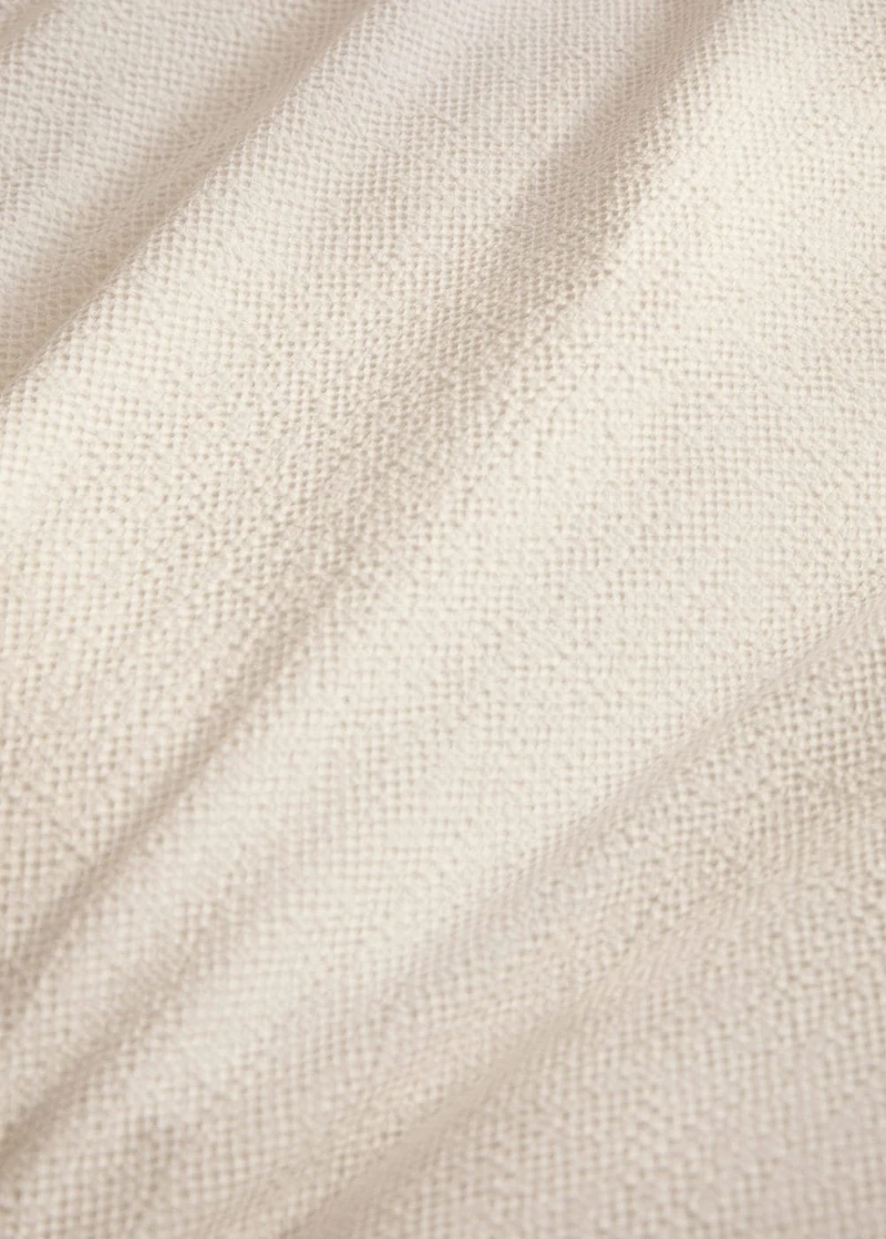 Percale cotton textured duvet cover for 90 cm bed