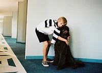 Linen chino Bermuda shorts