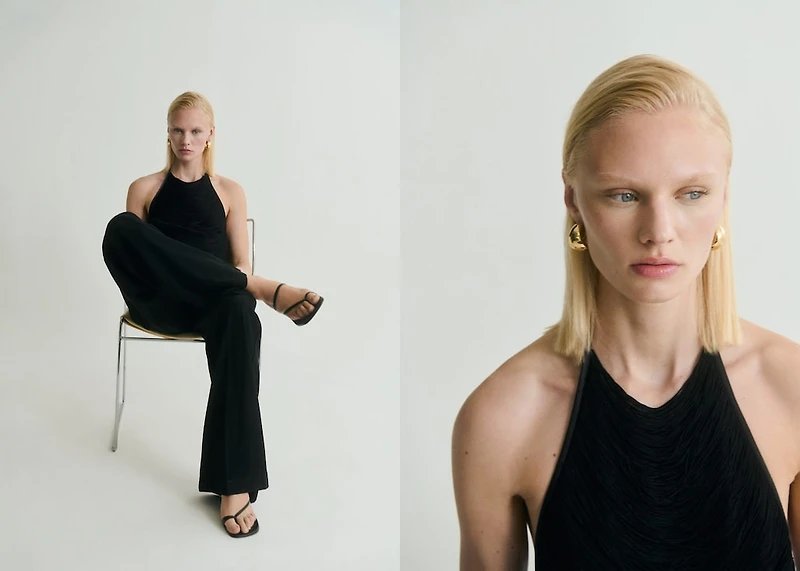 Halter neck jumpsuit