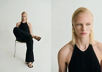 Halter neck jumpsuit