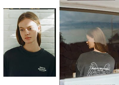 Distressed-effect sweatshirt