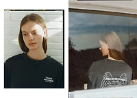 Distressed-effect sweatshirt