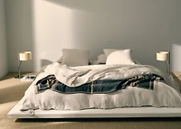 Washed linen duvet cover for 150/160 cm bed