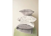 Chiffon cotton duvet cover with contrast piping for cot