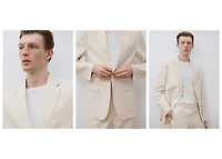 Amalfi 100% linen slim-fit suit blazer