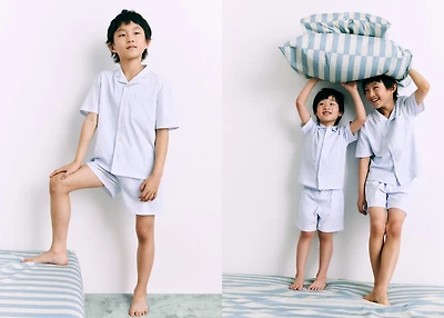 Striped short pyjamas