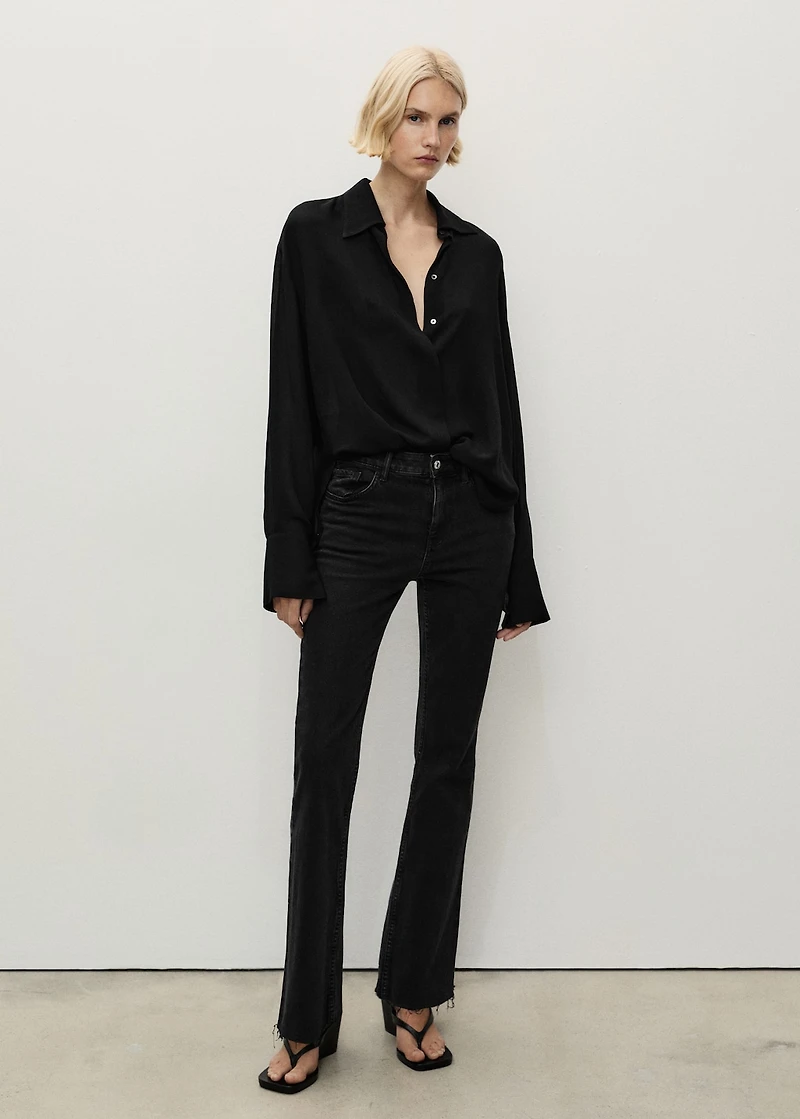 Fiona flared mid-rise jeans