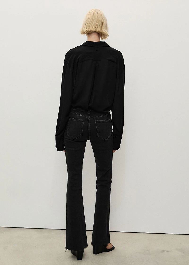 Fiona flared mid-rise jeans