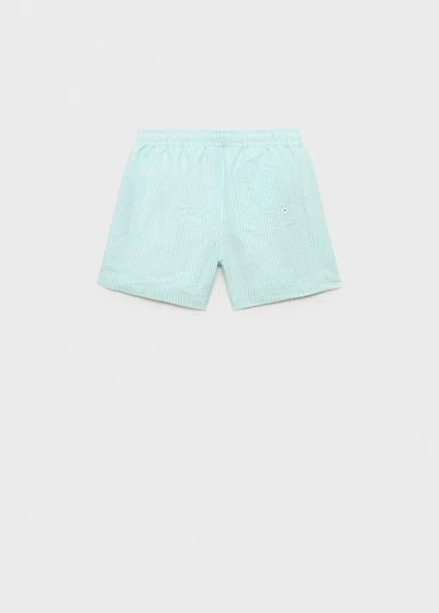 Seersucker striped swimsuit