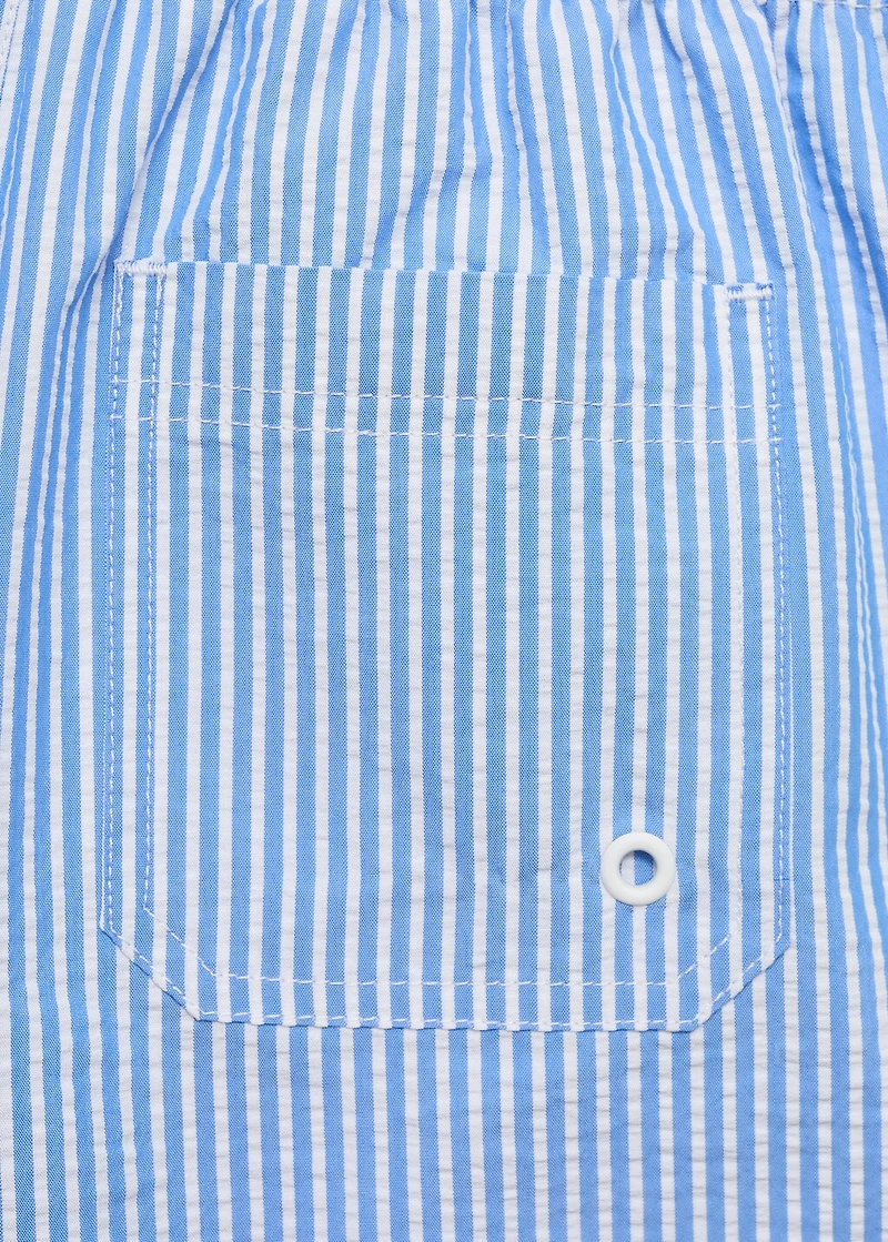 Multi-striped swimsuit