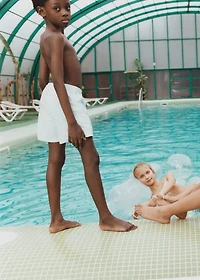 Multi-striped swimsuit